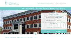 Desktop Screenshot of pondvillemedical.com